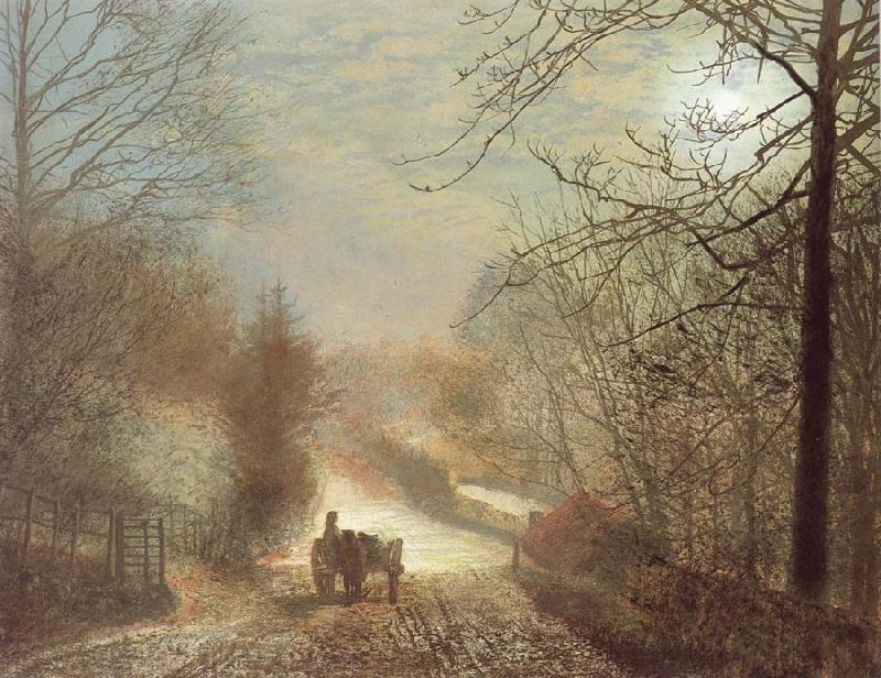Atkinson Grimshaw Forge Valley,near Scarborough China oil painting art